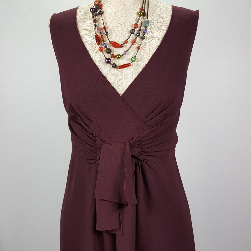 ANN TAYLOR LOFT MARRON EMPIRE DRESS SIZE 0